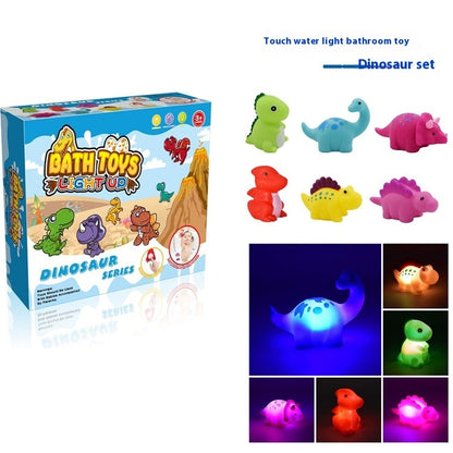 Children's Bathroom Light-emitting Dinosaur Toy