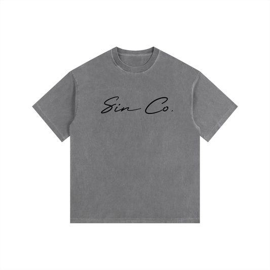Vintage Washed Oversized Cotton T-Shirt