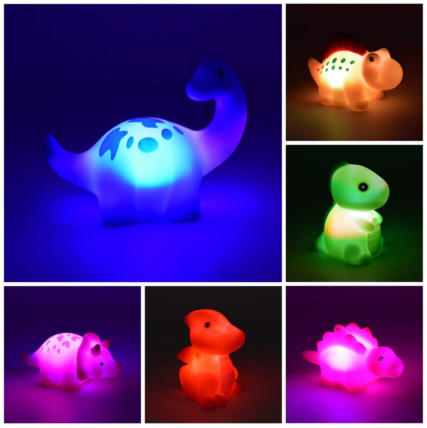 Children's Bathroom Light-emitting Dinosaur Toy